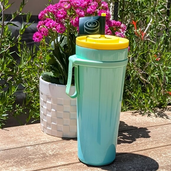 NWT Starbucks Summer 2025 Ocean Green Blue SS Carry Loop Leak Proof Tumbler - Picture 2 of 8